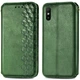 Кожаный чехол-книжка GETMAN Cubic (PU) для Xiaomi Redmi 9A Зеленый - изображение 4