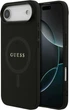 Etui na smartfon Guess Saffiano Classic Logo MagSafe do Apple iPhone Air Black (GUHMP17MPSAHMCK) - obraz 1