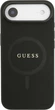Etui na smartfon Guess Saffiano Classic Logo MagSafe do Apple iPhone Air Black (GUHMP17MPSAHMCK) - obraz 3