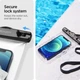 Водонепроникний чохол Spigen A601 Universal Waterproof (2 pack) Crystal Clear (AMP03098) - зображення 4
