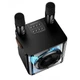 Портативна колонка система караоке Bluetooth BOROFONE DR23 Deep RGB з 2-ма мікрофонами 15W Black - изображение 5