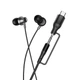Дротові навушники HOCO M119A Mia universal earphones with microphone Type-C 3.5mm Black - изображение 1