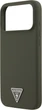 Etui na smartfon Guess Silicone Triangle Logo MagSafe do Apple iPhone 17 Pro Max Khaki (GUHMP17XSCTRLMA) - obraz 6