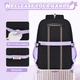 Рюкзак школьный Fashion с кошельком и аксессуарами Фиолетовый, черный (28923) - изображение 7