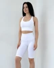 Спортивні жіночі велосипедки без Push-Up ефекту для бігу тренувань йоги велосипедистів Білий M (VBP5M) - зображення 3