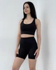 Женские шорты спортивные без эффекта Push-Up для фитнеса йоги повседневной носки Чёрный M (SBP1M) - изображение 3