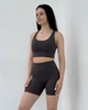 Спортивные женские шорты без Push-Up эффекта для фитнеса йоги повседневной носки Серый L (SBP3L) - изображение 3