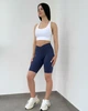 Женские велошорты спортивные V-Shape с Push-Up эффектом для фитнеса повседневной носки Синий L (VVP3L) - изображение 1