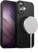 Etui na smartfon Crong Hybrid Frost Mag do Apple iPhone 17 Black (CRGHFMIP1763BLK) - obraz 2
