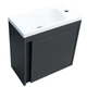 Тумба з раковиною Devit Small 063050A, 50 см, антрацит - изображение 2