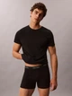 Набор футболок нательных мужских хлопковых Calvin Klein 889662750 L 5 шт Черных (1160771230) - изображение 2