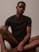 Набор футболок нательных мужских хлопковых Calvin Klein 889662750 L 5 шт Черных (1160771230) - изображение 6