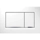Клавіша змиву Geberit Sigma20 square 115.883.KJ.1 білий/хром глянцевий - зображення 1