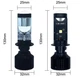 Світлодіодні LED лінзи Y10 H7 Mini 70 W 6000 K 14000 Lm (лінзи H7 LED) 12 V, комплект 2 шт. - зображення 3