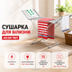 Складна електрична сушарка для білизни Adler 7821 з підігрівом, підлогова алюмінієва конструкція на 18 нагрівальних елементів, потужність 220 Вт, захист IP22 - зображення 2