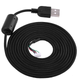 Кабель USB для миші Logitech G5 G500 G500S, 2 м, 5-pin, у тканинному обплетенні - зображення 2