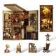 Бук Нук Світ у рамці Ван Гога Інтер'єрний конструктор Book Nook A World within the Frame Van Gogh DIY BV02-015 - зображення 10