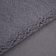 Ткань искусственный мех Тедди IDEIA 455 гр/м2 150 см, для пальто, курток и теплых жилетов серая м.п. - изображение 2