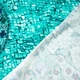 Тканина трикотаж Vitrag 200 гр/м2 150 см, 100% поліестер, трикотаж для суконь, топів та повсякденного одягу бірюза м.п. - зображення 3