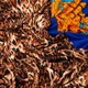 Ткань трикотаж Bagira 200 гр/м2 150 см, 100% полиэстер, трикотаж для платьев, топов и повседневной одежды синий м.п. - изображение 4