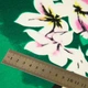 Ткань трикотаж Flora IDEIA 230 гр/м2 150 см, трикотаж для платьев, блузок и вечерней одежды зеленый м.п. - изображение 7
