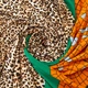 Тканина трикотаж Leopard 200 гр/м2 150 см, 100% поліестер, трикотаж для суконь, топів та повсякденного одягу зелений м.п. - зображення 1