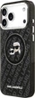 Etui na smartfon Karl Lagerfeld IML Glitter Karl & Choupette Heads Logo MagSafe do Apple iPhone 17 Pro Max Black (KLHMP17XHMKBKCHOK) - obraz 2
