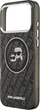 Etui na smartfon Karl Lagerfeld IML Glitter Karl & Choupette Heads Logo MagSafe do Apple iPhone 17 Pro Max Black (KLHMP17XHMKBKCHOK) - obraz 6