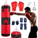 Worek treningowy bokserski z rękawicami Outtec Core Combat I-42760 100 cm Czerwony (5905884427606) - obraz 7