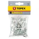 Заклепки Topex 4x8 мм, 50 шт) алюминиевые (23495) - изображение 1