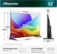 Телевізор Hisense QLED 32" 32A5S - зображення 2