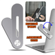 Тримач магнітний складаний для телефона iMount Magnetic Phone Holder кронштейн для смартфона на кришку екрана ноутбука Сріблястий - зображення 1