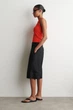 Жіноча бавовняна майка COS Cotton V-Neck Tank Top Orange S (1340703003) - изображение 3