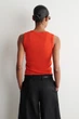 Жіноча бавовняна майка COS Cotton V-Neck Tank Top Orange S (1340703003) - изображение 5
