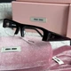 Солнцезащитные очки Miu Miu MU B07S прозрачная линза, черная оправа - изображение 8