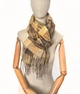 Шарф палантин кашеміровий люкс Діор Горчичний - зображення 2