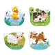 Пазл 4в1 Dodo Baby puzzle День на фермі – дитячий пазл 18м+ для малюків - зображення 6