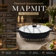 Овальний порцеляновий марміт 2.5 л чорний (MR-11560-74) - изображение 3