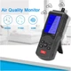 Монитор качества воздуха JD-3002, детектор CO2, TVOC, HCHO, температуры и влажности с кейсом - изображение 3