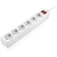 Мережевий фільтр живлення REAL-EL RS-6 Protect M 1.8m, white (EL122300031) - зображення 5
