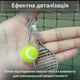 Брелок для ключей Теннис спортивный металлический Зеленый 99_9_0_1С - изображение 3