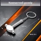 Брелок для ключів інструмент Молоток металевий Сріблястий 99_19_0_1С - зображення 5