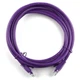 Патч-корд 1м, RJ-45, Cat.5e, CU, медь, фиолетовый Ritar (PCR-CU/1Pe / 04269) - изображение 1