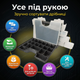 Органайзер Mastertool 36х29х19,5см з ручкою 49 секцій для інструментів дрібниць пластик двосторонній 14" - зображення 2