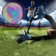 Футбольный мяч голографический BRIGHT BALL светоотражающий со свечением в темноте, тренировочный No5 из TPU и EVA материалов - изображение 3