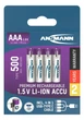 Акумулятор Ansmann Li-Ion AAA/HR03 1000mAh 1.2V 2szt. USB-C (1311-0029) - зображення 4