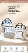 Рюкзак Aibaoshi Mommy Bag багатофункціональний для мам велика місткість, пологовий - зображення 9