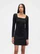 Платье короткое осеннее женское GAP 852912537 2XL Черное (1160611944) - изображение 1