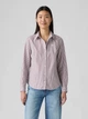 Рубашка хлопковая женская Levi`s 312325762 XS Белый/Коричневый (1160620513) - изображение 1