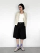 Рубашка хлопковая женская Uniqlo 233245740 2XL Бежевая (1160644867) - изображение 6